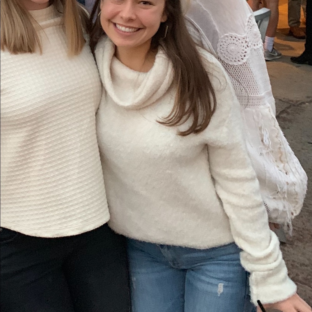 free people cowl neck sweater